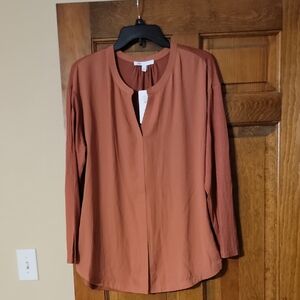 DR 2 Rust Long Sleeve blouse